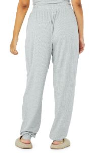 High-Waist Ribbed Whisper Pant - Athletic Heather Grey sold by Alo Yoga
