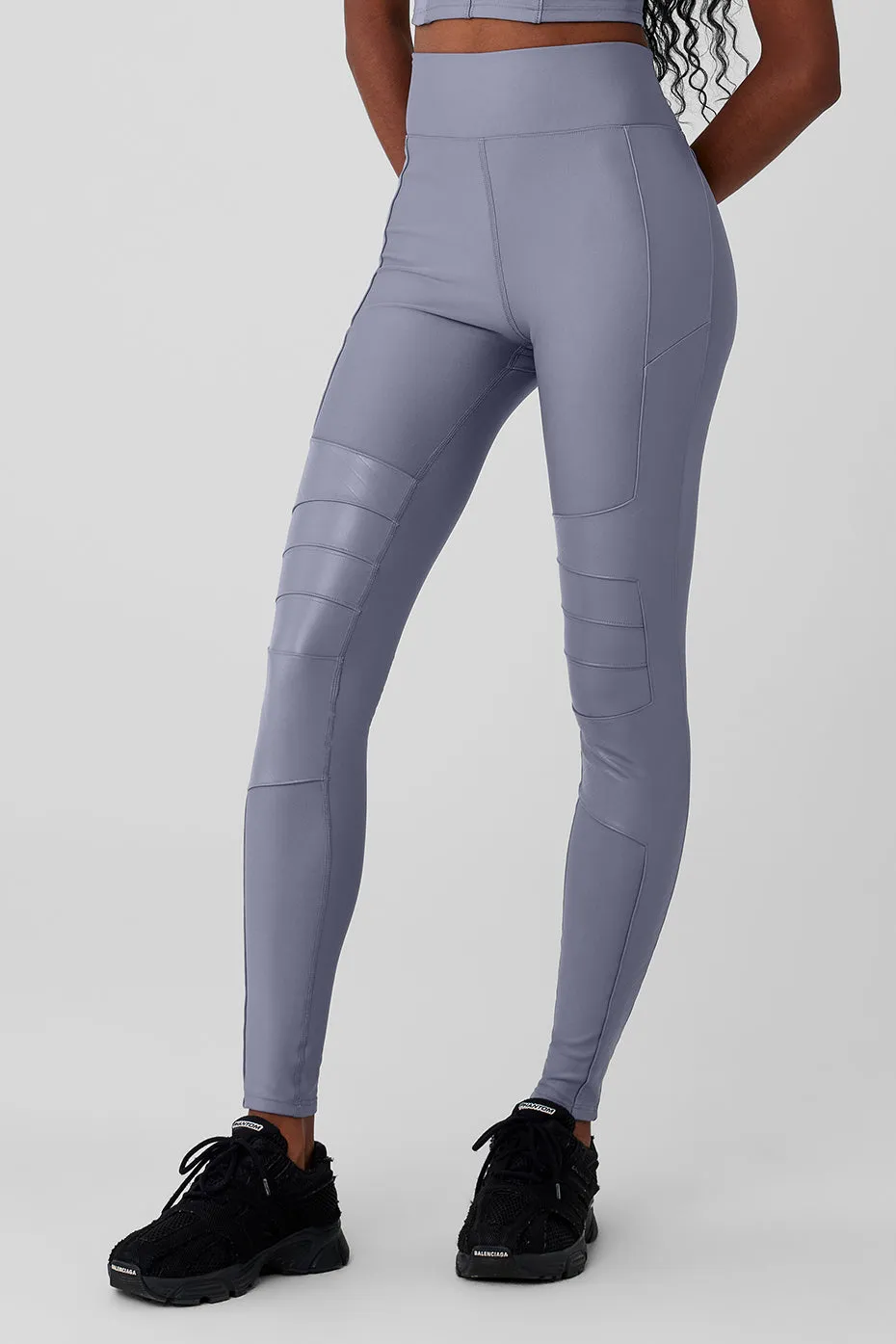 Airlift Winter Warm High-Waist Supermoto Legging - Fog sold by Alo Yoga product image thumbnail 3