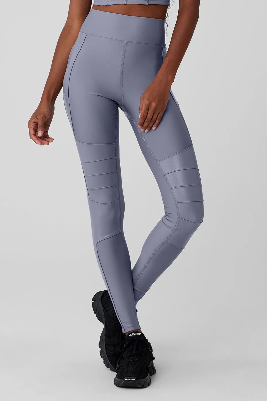 Airlift Winter Warm High-Waist Supermoto Legging - Fog sold by Alo Yoga