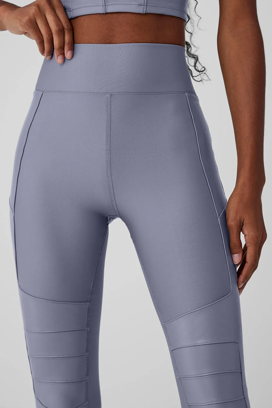 Airlift Winter Warm High-Waist Supermoto Legging - Fog sold by Alo Yoga product image thumbnail 4