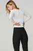 Cover Long Sleeve Top - White sold by Alo Yoga