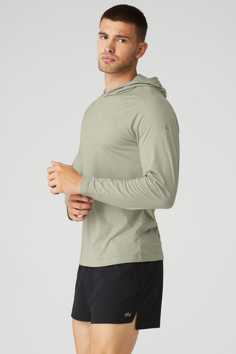 Core Hooded Runner - Limestone sold by Alo Yoga product image thumbnail 3