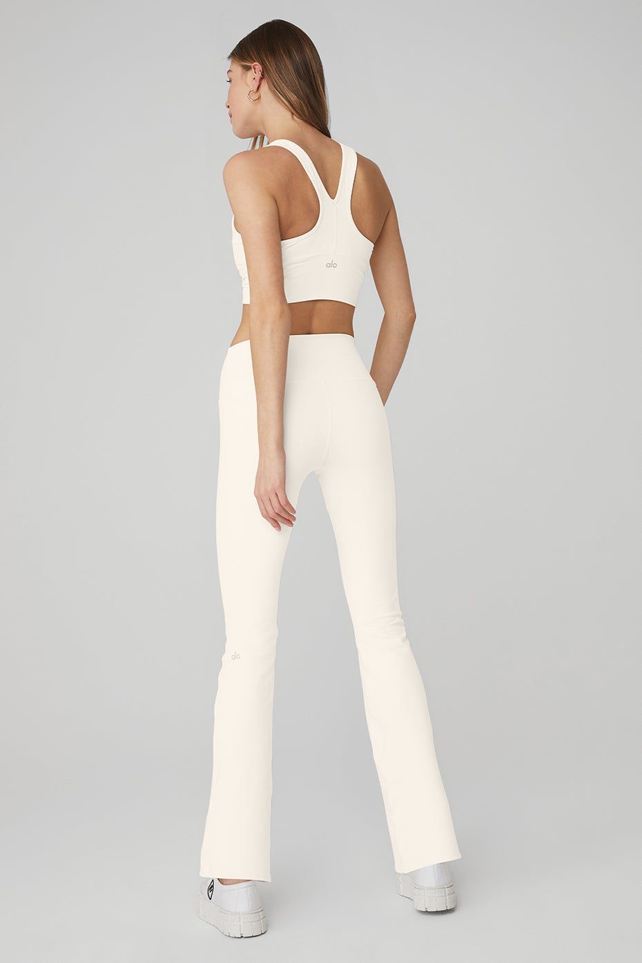 Wild Thing Bra & Airbrush High-Waist 7/8 Bootcut Legging Set sold by Alo Yoga product image thumbnail 8