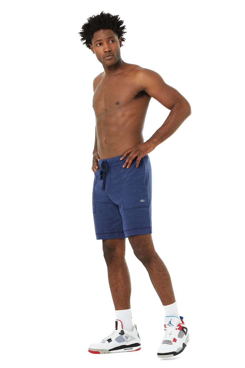 Triumph Short - Navy Triblend sold by Alo Yoga product image thumbnail 5