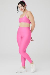 Airlift Intrigue Bra & 7/8 High-Waist Airlift Legging Set - Paradise Pink sold by Alo Yoga