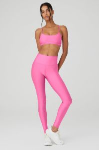 Airlift Intrigue Bra & 7/8 High-Waist Airlift Legging Set - Paradise Pink sold by Alo Yoga