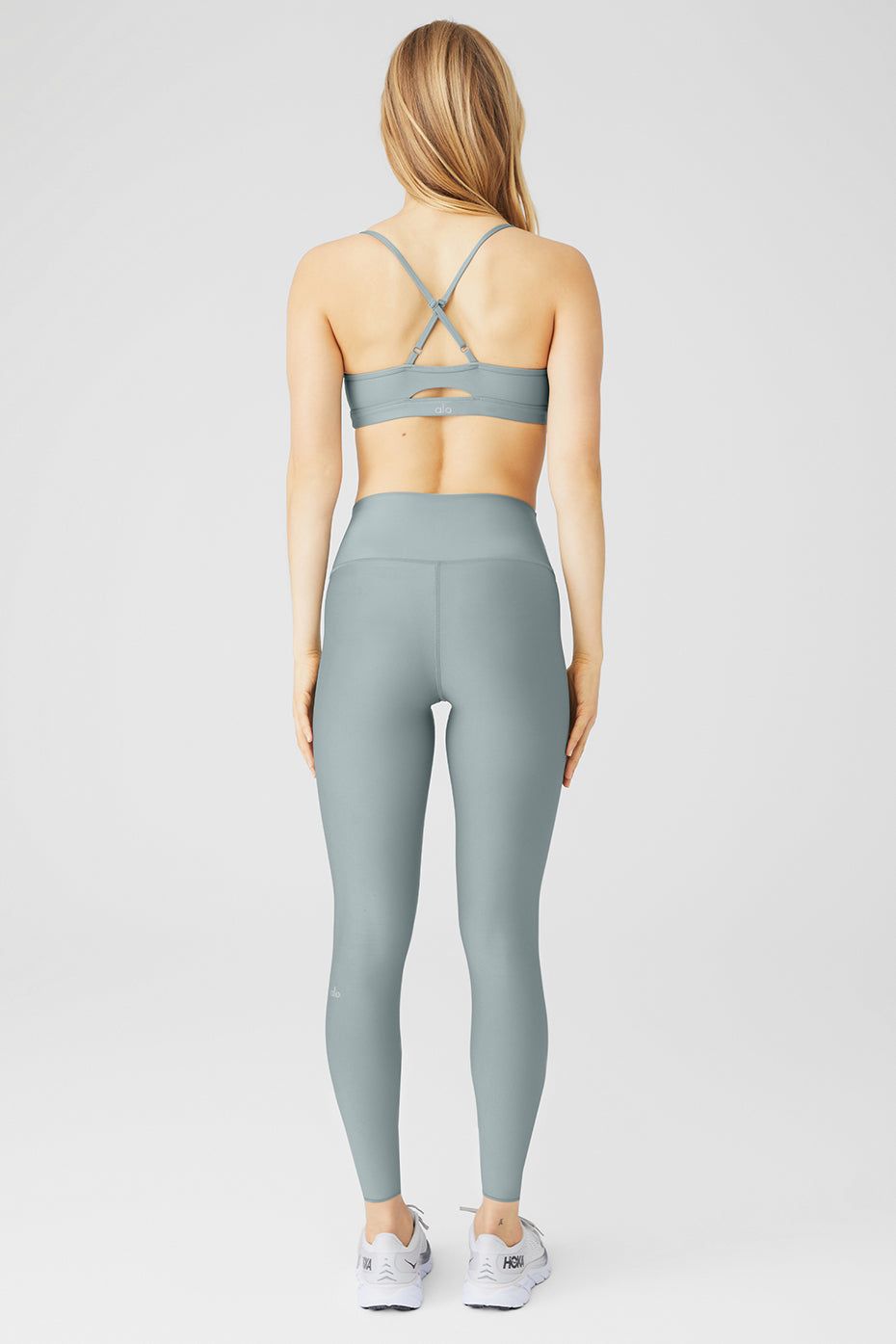 Airlift Intrigue Bra & 7/8 High-Waist Airlift Legging Set - Cosmic Grey sold by Alo Yoga product image thumbnail 2
