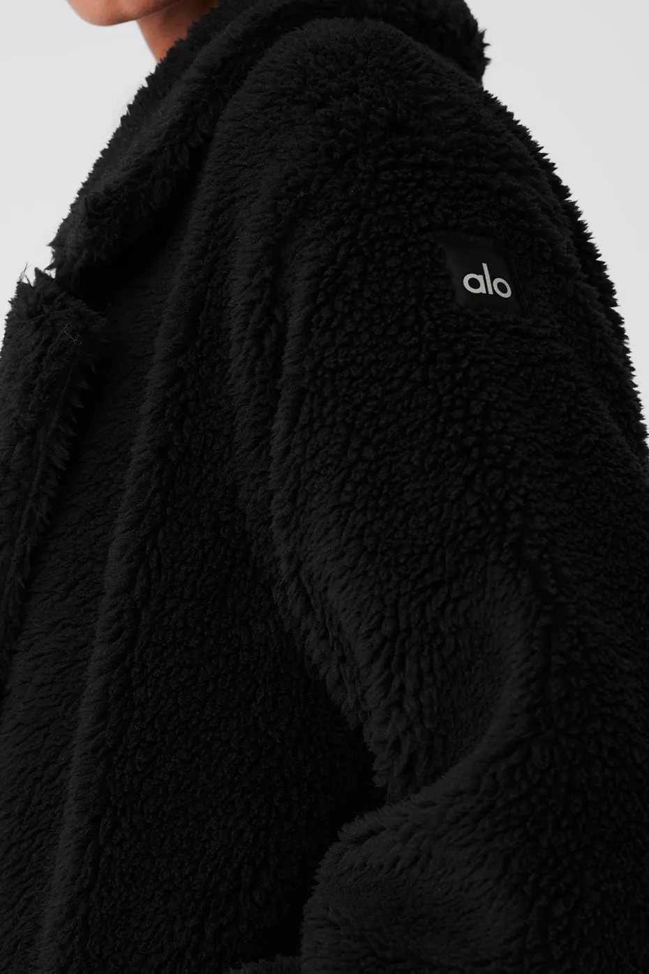 Oversized Sherpa Trench - Black sold by Alo Yoga product image thumbnail 3