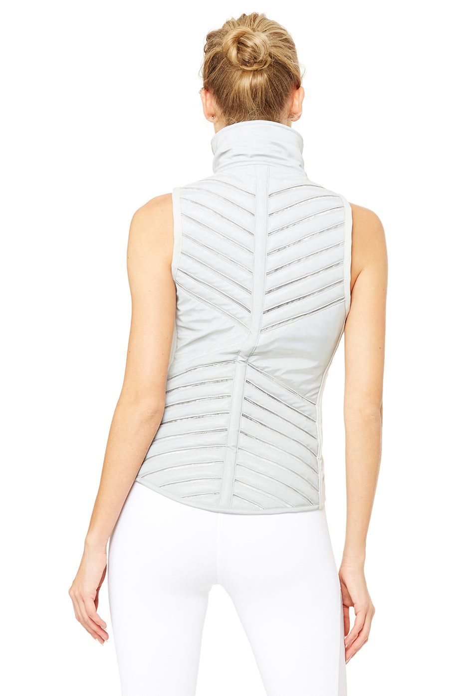 Reflective Puffer Vest - Silver Reflective sold by Alo Yoga product image thumbnail 3