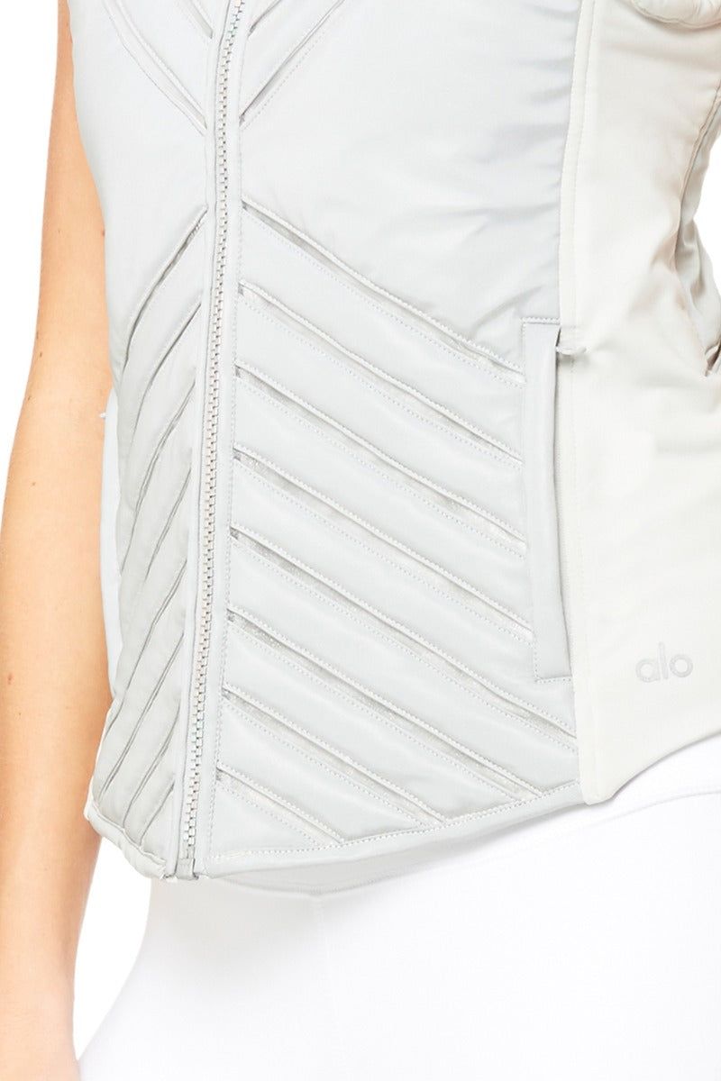 Reflective Puffer Vest - Silver Reflective sold by Alo Yoga product image thumbnail 4