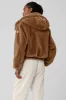 Faux Fur Foxy Jacket - Toasted Almond sold by Alo Yoga