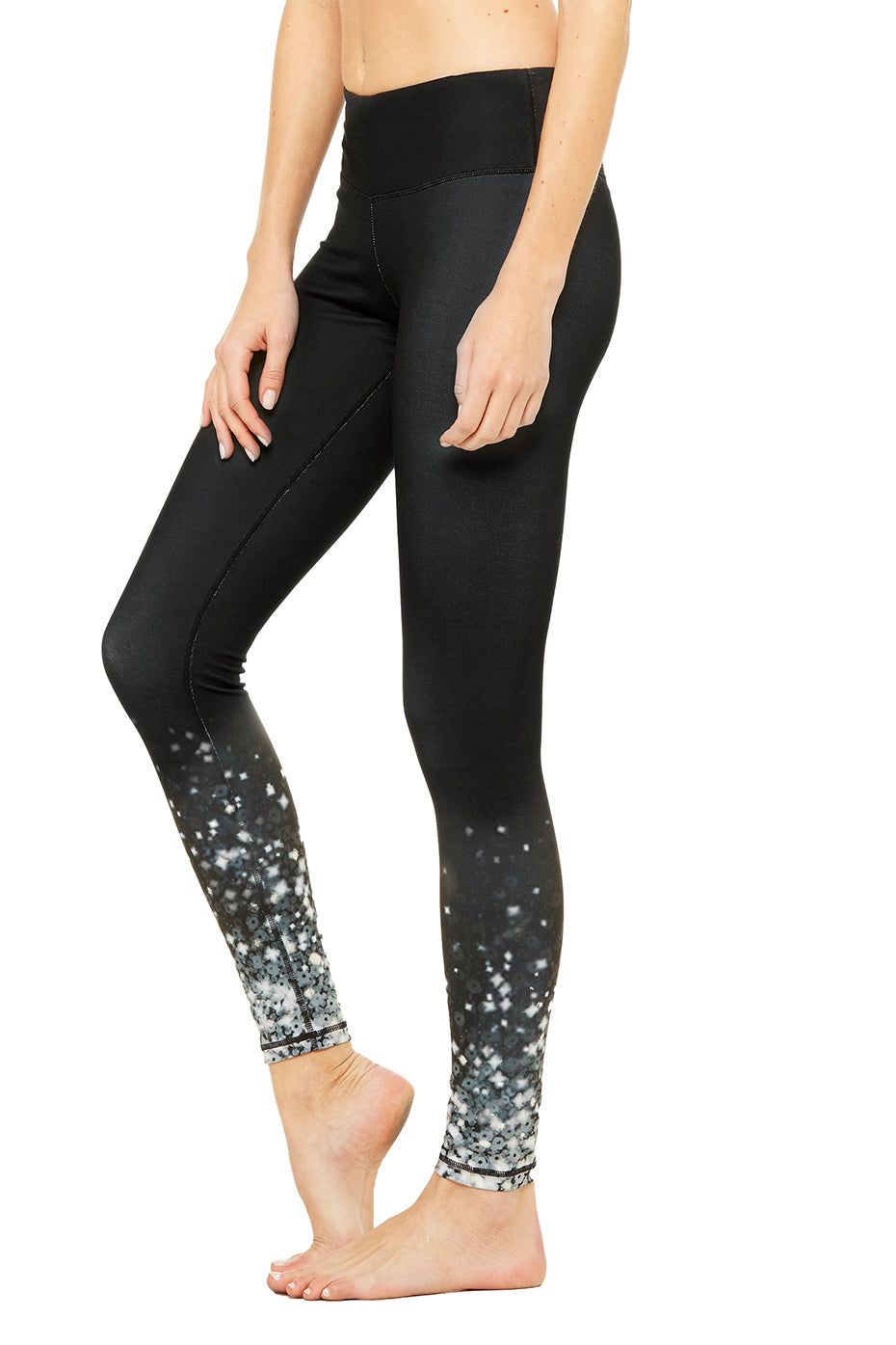 Airbrush Legging - Black Brilliance sold by Alo Yoga product image thumbnail 2