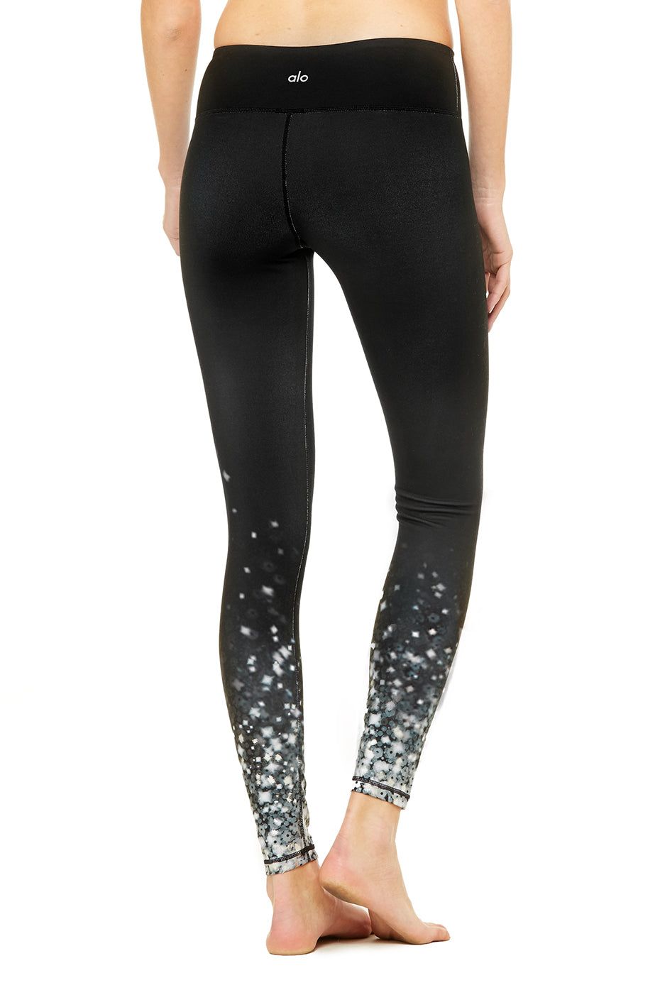 Airbrush Legging - Black Brilliance sold by Alo Yoga product image thumbnail 3
