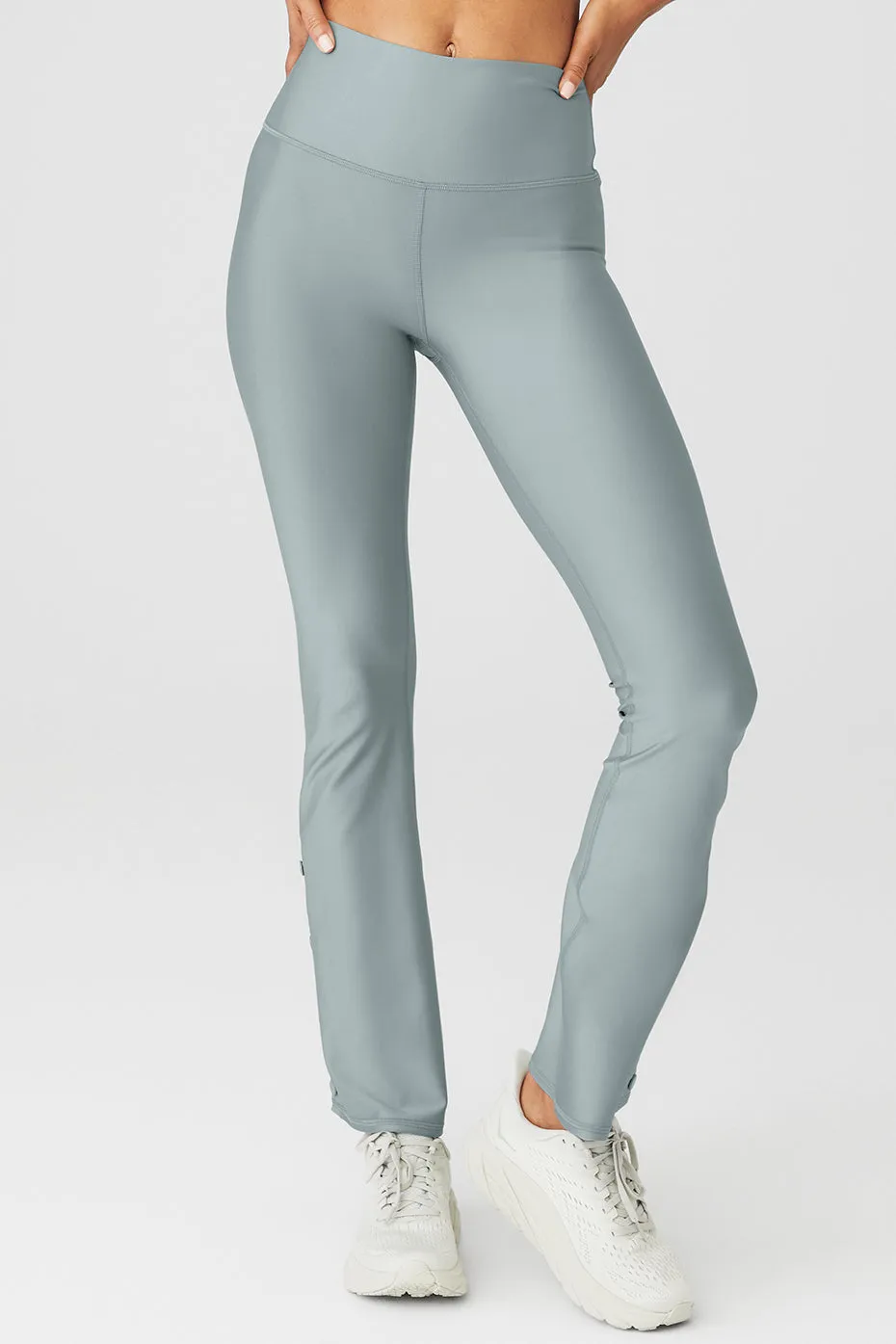 Airlift High-Waist 7/8 Game Changer Legging - Cosmic Grey sold by Alo Yoga