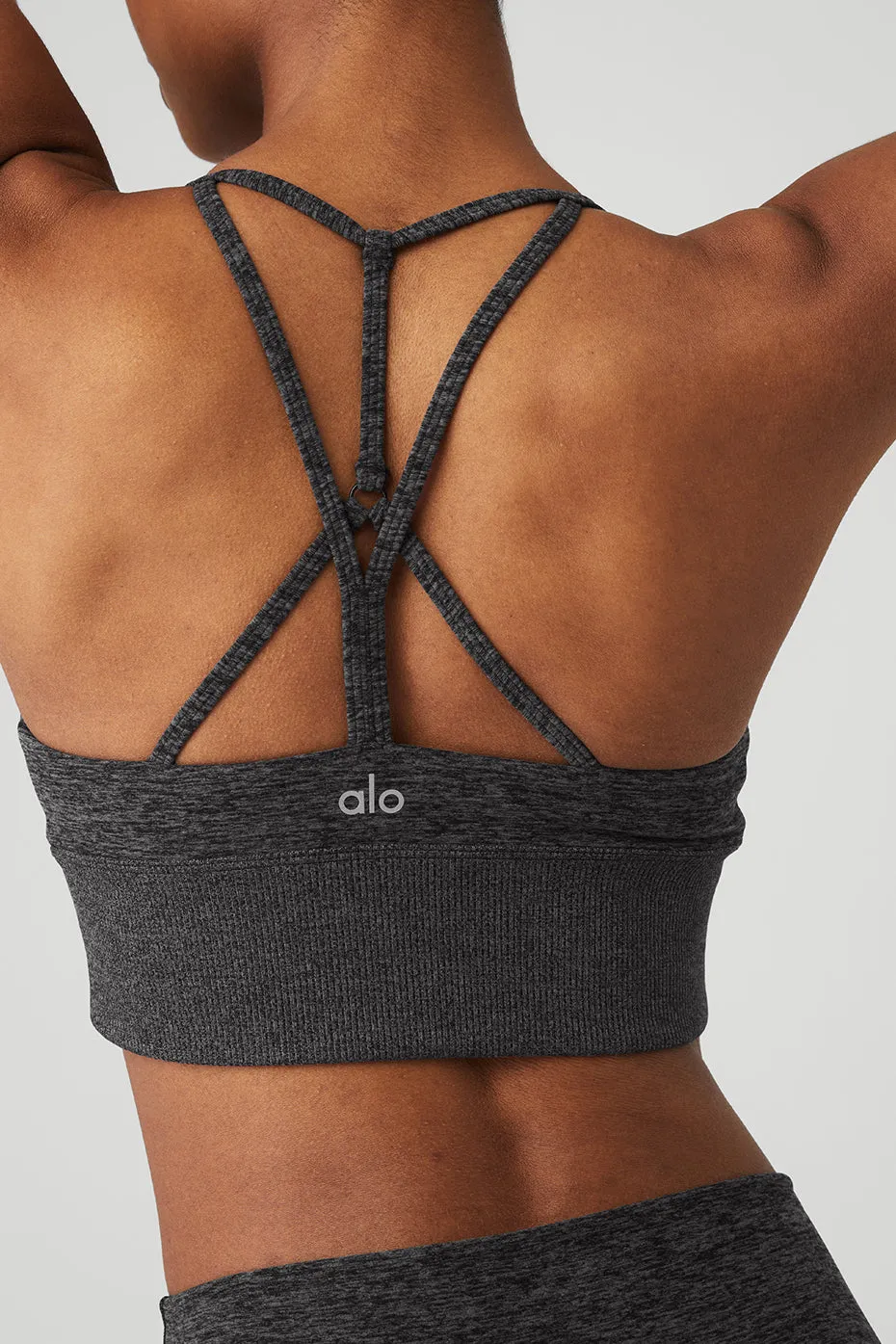 Alosoft Lavish Bra - Dark Heather Grey sold by Alo Yoga product image thumbnail 4