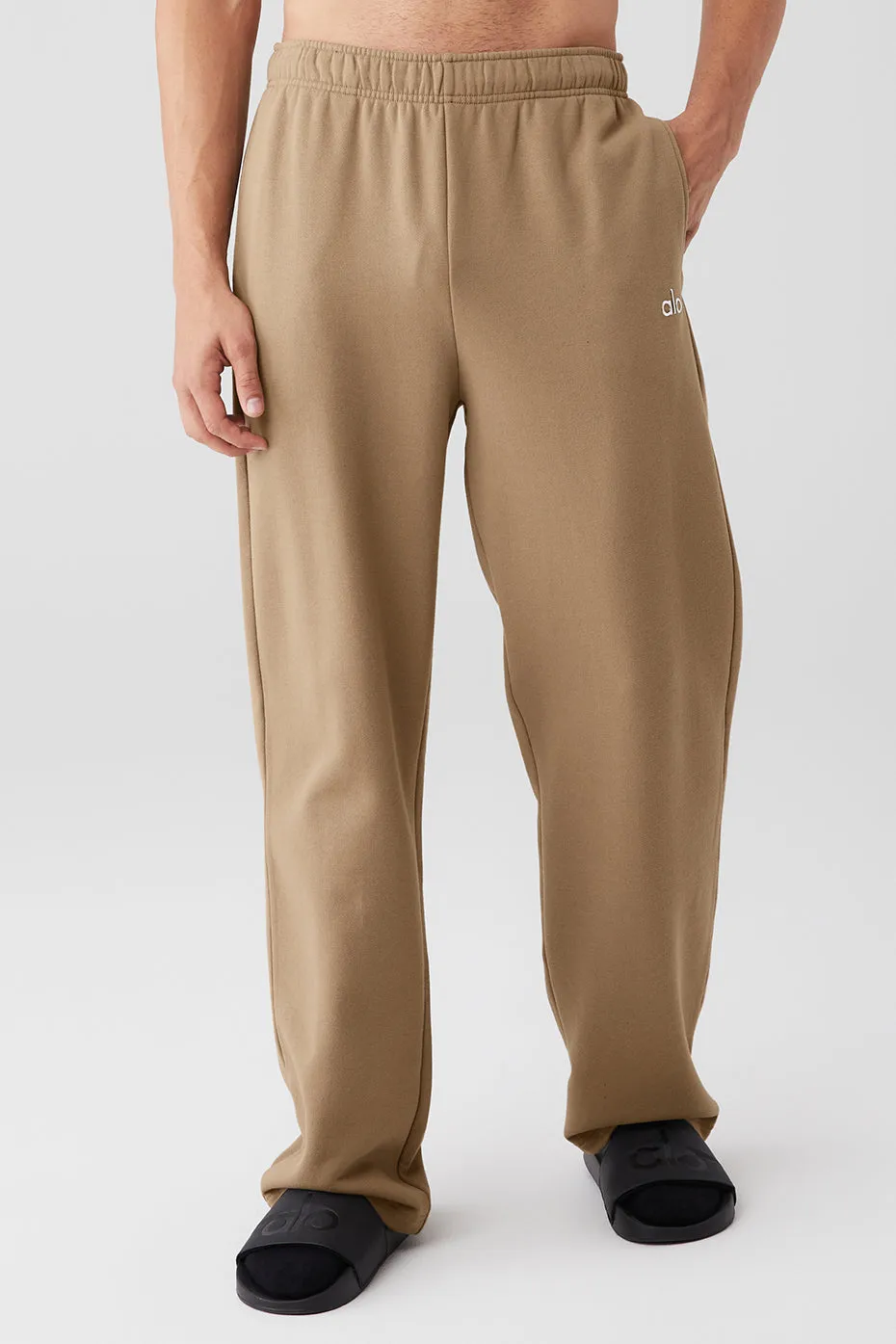Accolade Straight Leg Sweatpant - Gravel sold by Alo Yoga