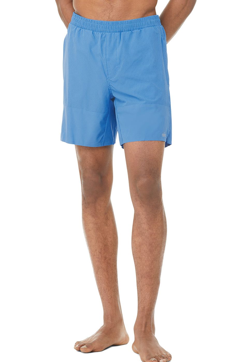 7" Traction Short - Primary Blue sold by Alo Yoga
