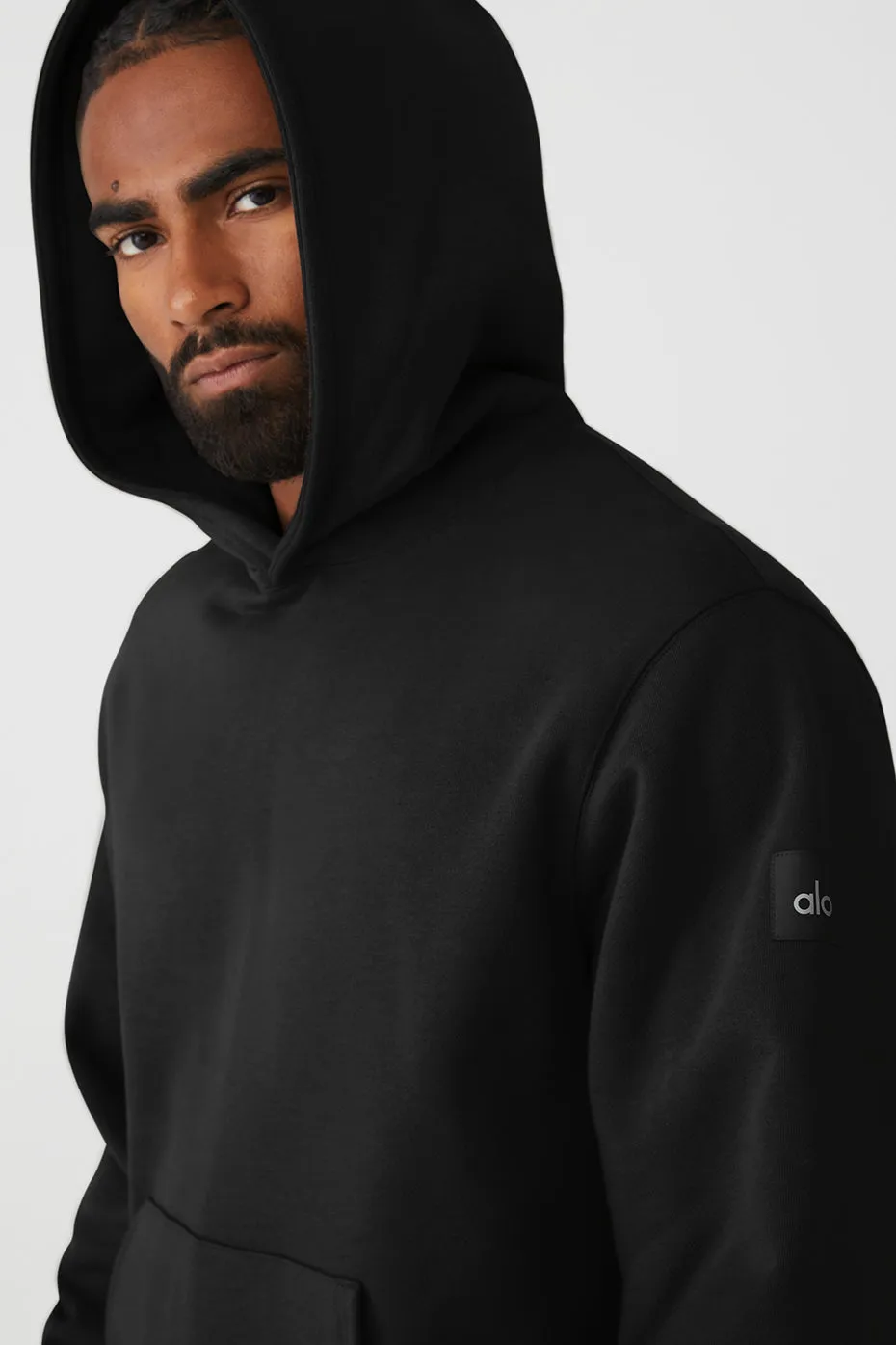 Renown Heavy Weight Hoodie - Black sold by Alo Yoga product image thumbnail 4