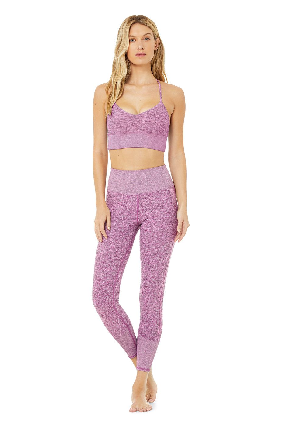 Alosoft Lavish Bra & High-Waist Alosoft Lounge Legging Set sold by Alo Yoga product image thumbnail 7