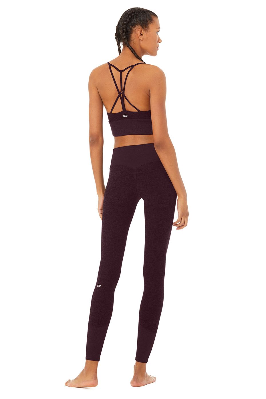 Alosoft Lavish Bra & High-Waist Alosoft Lounge Legging Set sold by Alo Yoga product image thumbnail 3