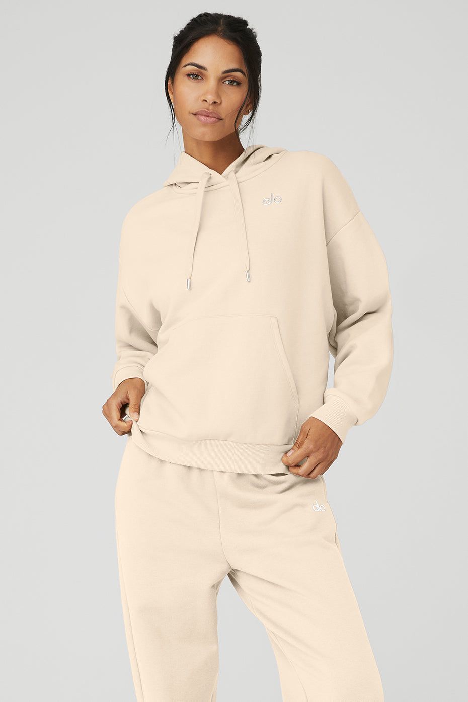 Accolade Hoodie - Macadamia sold by Alo Yoga