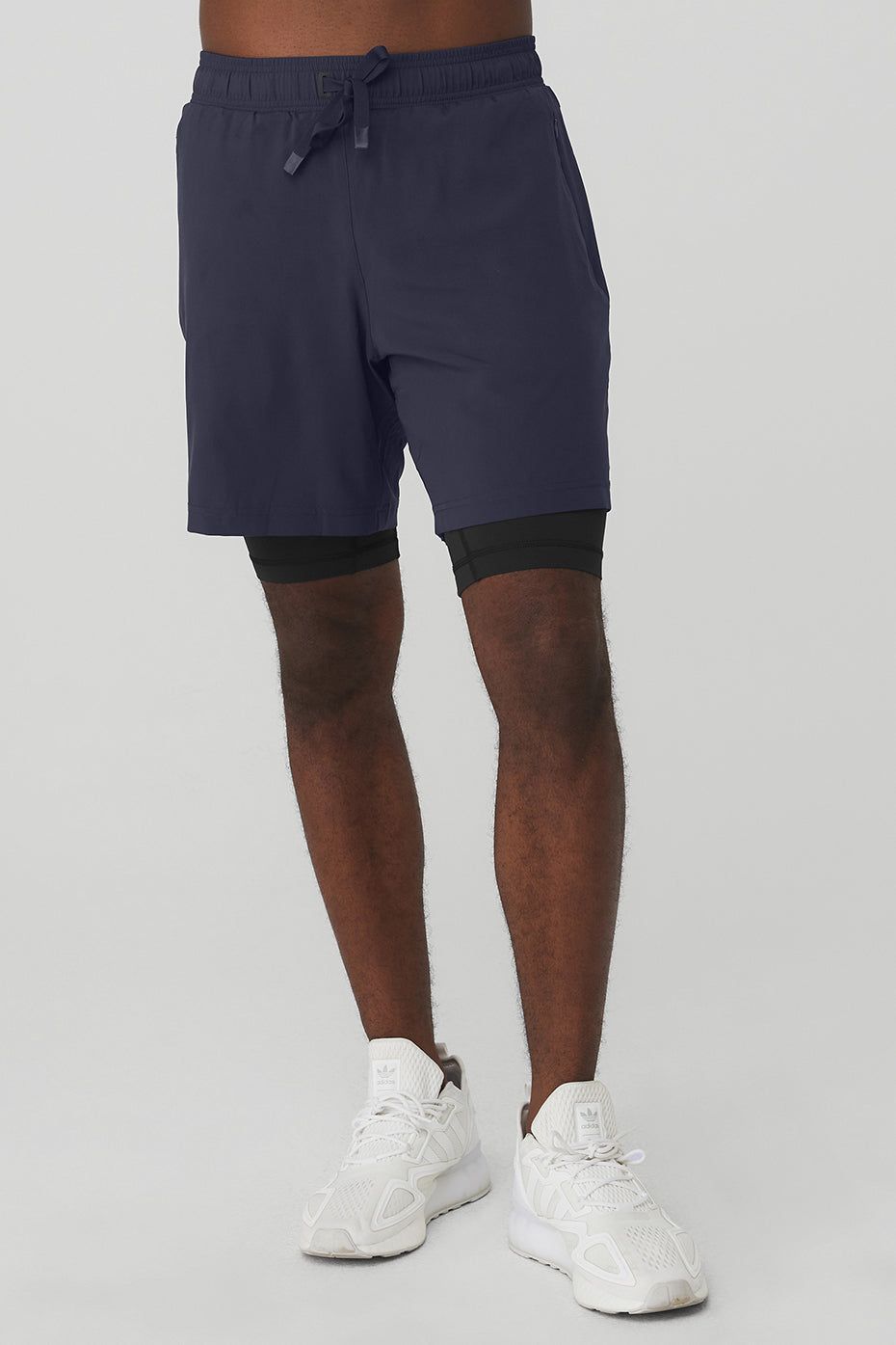 7" Unity 2-In-1 Short - True Navy/Black sold by Alo Yoga
