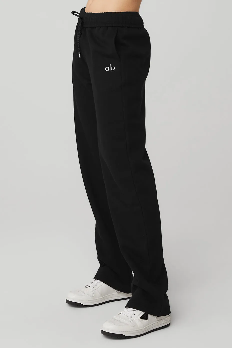 Accolade Straight Leg Sweatpant - Black sold by Alo Yoga product image thumbnail 4