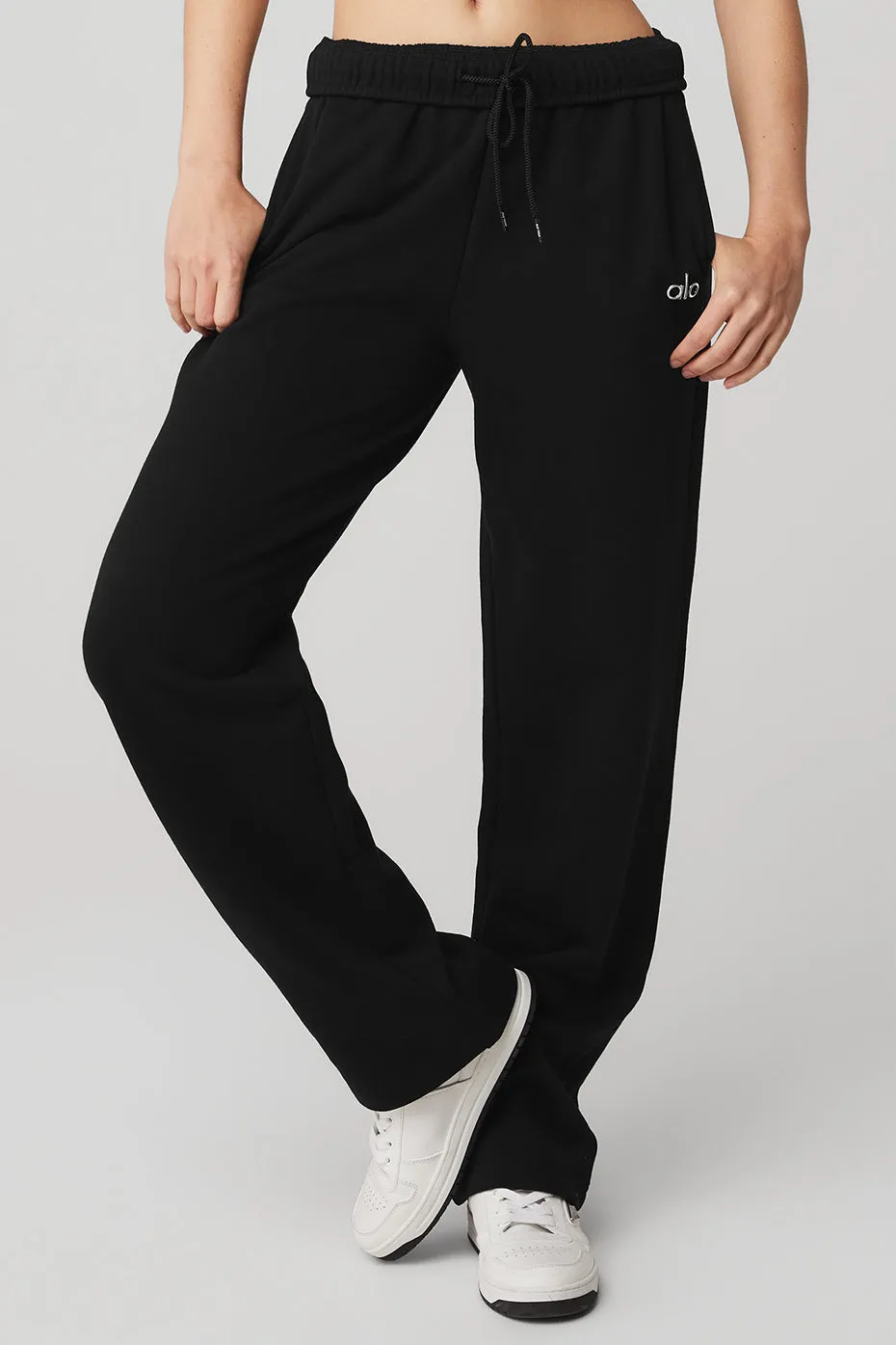 Accolade Straight Leg Sweatpant - Black sold by Alo Yoga product image thumbnail 2