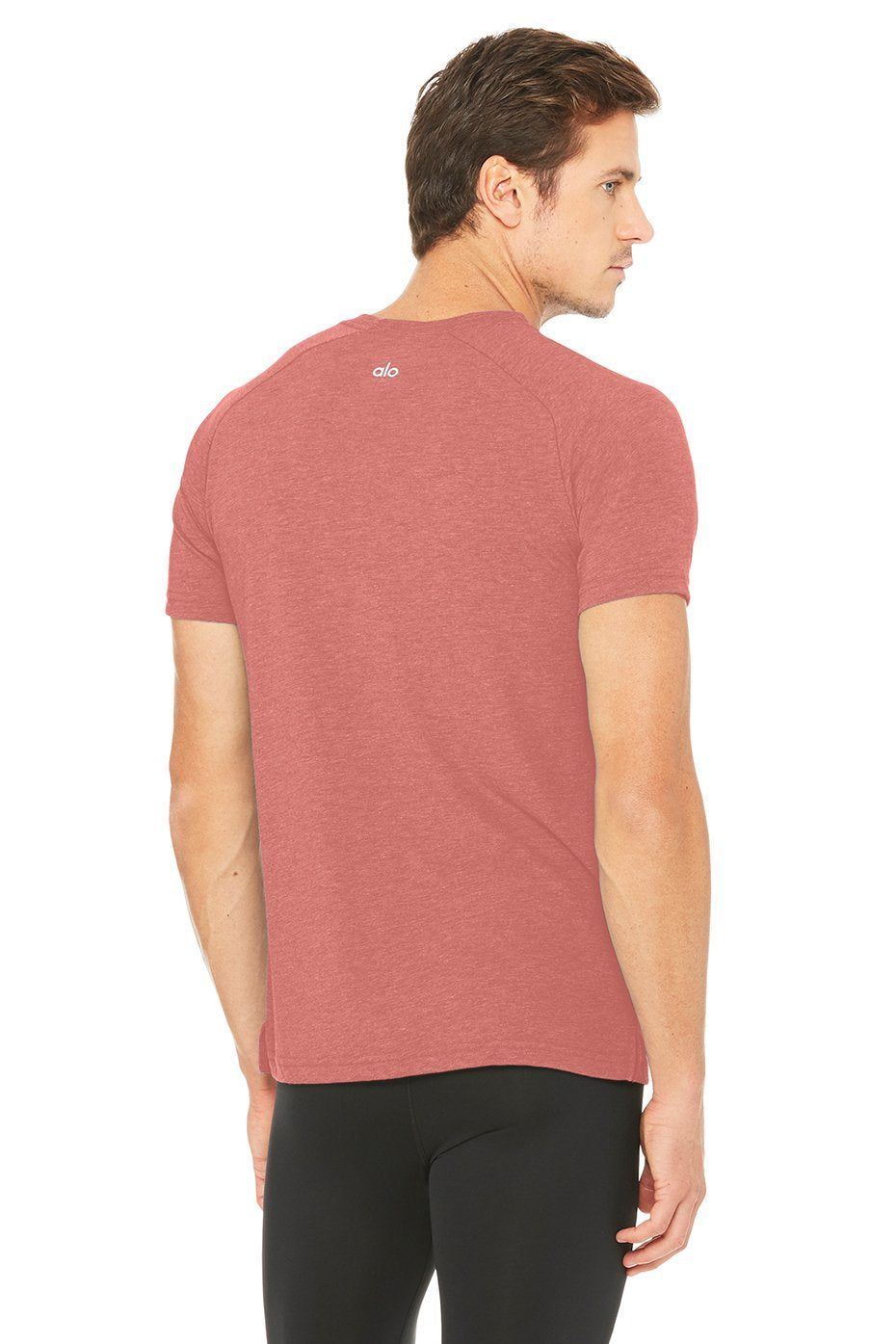 Triumph Crew Neck Tee - Mauve Triblend sold by Alo Yoga product image thumbnail 3