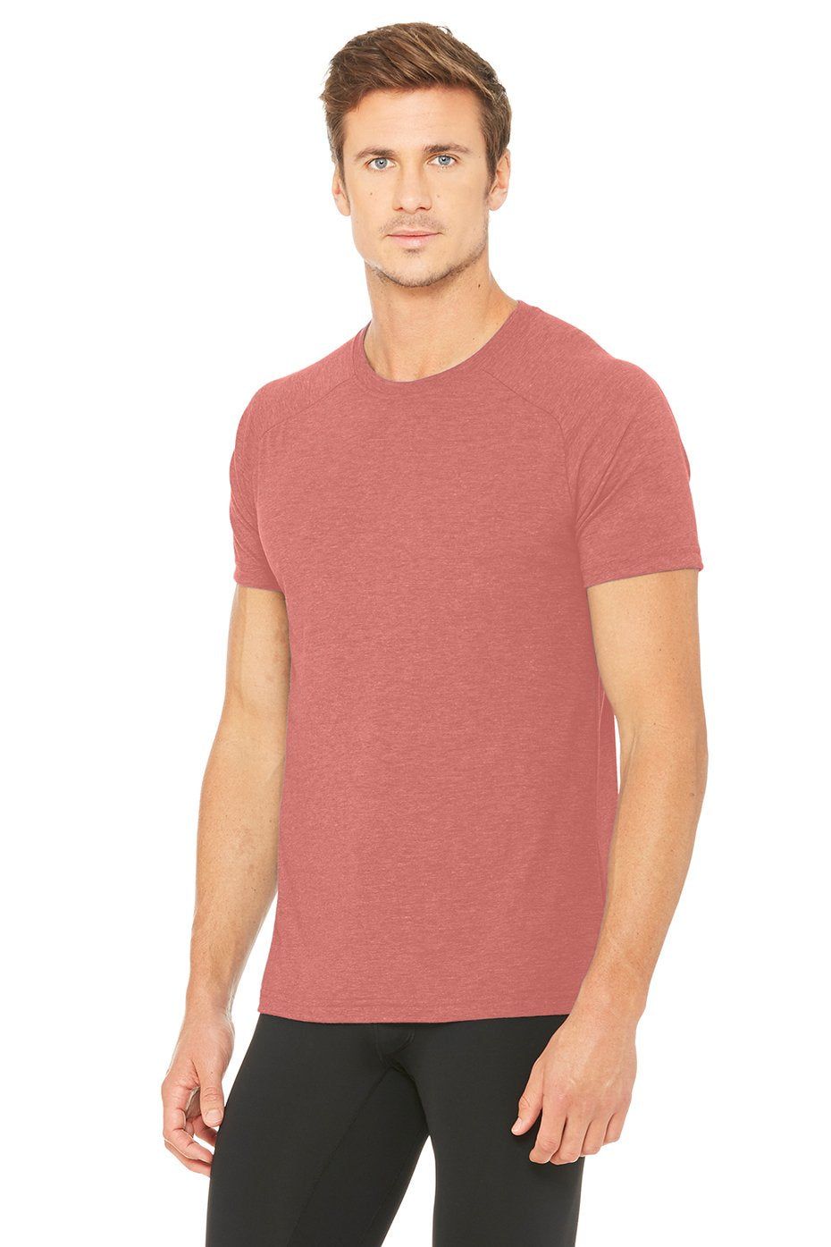 Triumph Crew Neck Tee - Mauve Triblend sold by Alo Yoga product image thumbnail 2