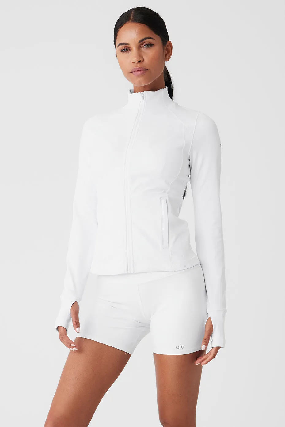 Airbrush Formation Jacket - White | Parallel