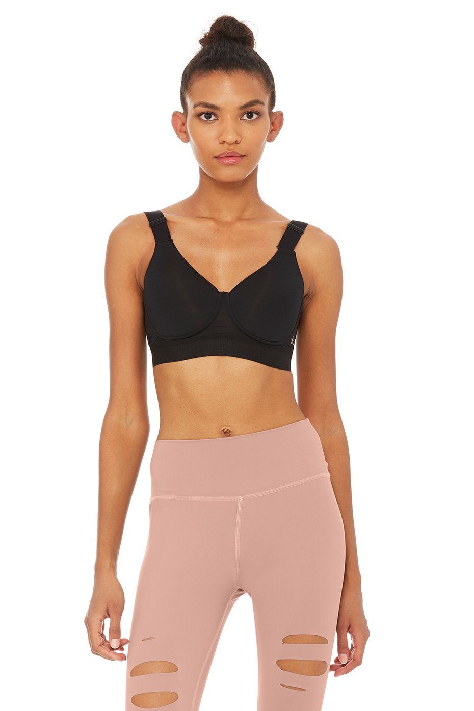 Max Support Heroine Bra - Black sold by Alo Yoga