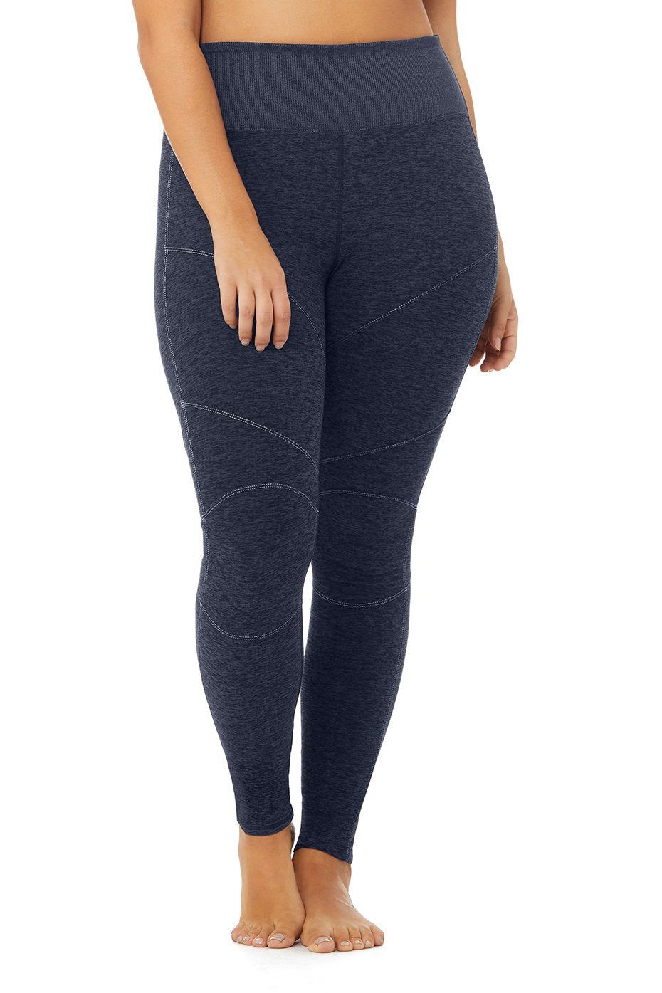 High-Waist Alosoft Revel Legging - Rich Navy Heather sold by Alo Yoga product image thumbnail 4