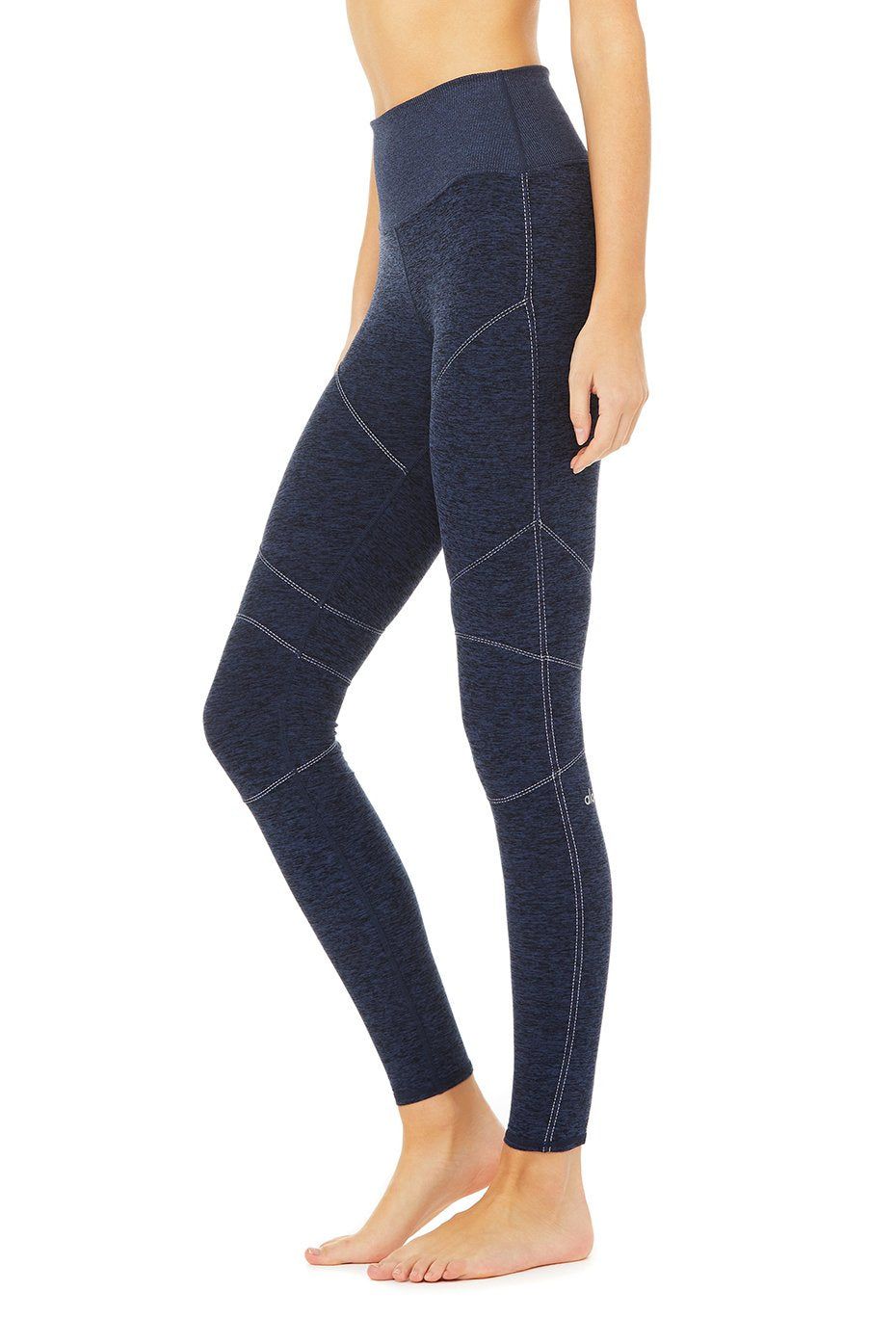 High-Waist Alosoft Revel Legging - Rich Navy Heather sold by Alo Yoga product image thumbnail 2