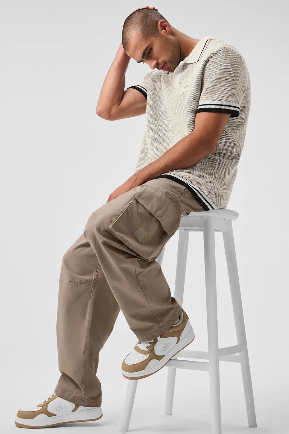 Cargo Ripstop Trouser - Gravel sold by Alo Yoga product image thumbnail 4