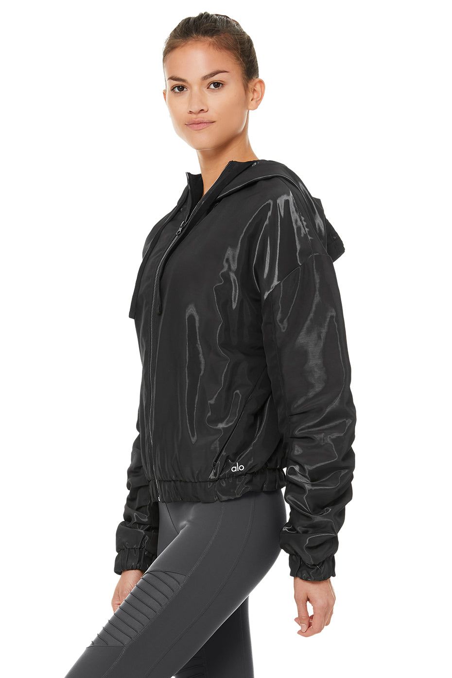 Sleek Jacket - Black Shine sold by Alo Yoga product image thumbnail 3