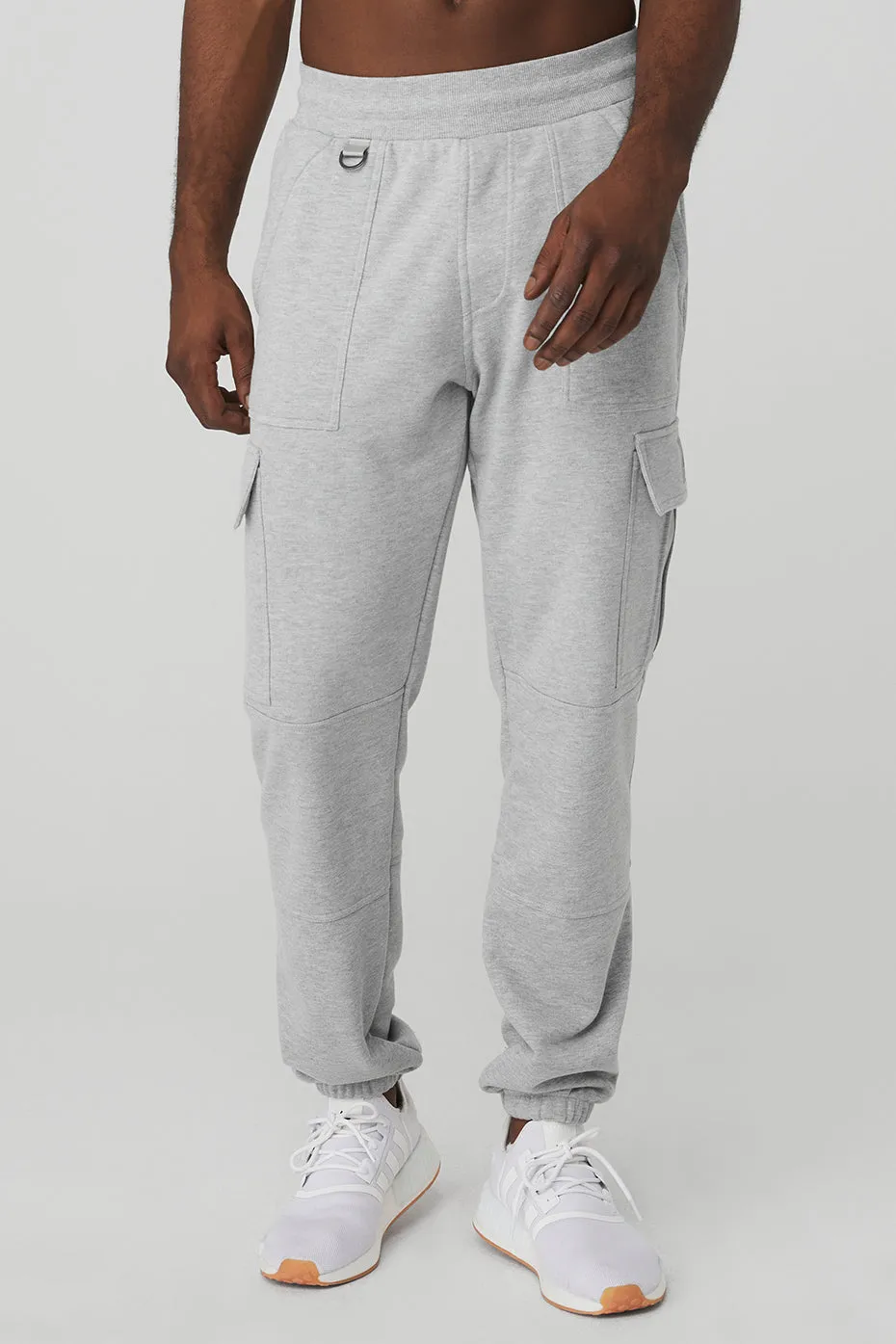 Highline Cargo Sweatpant - Athletic Heather Grey sold by Alo Yoga