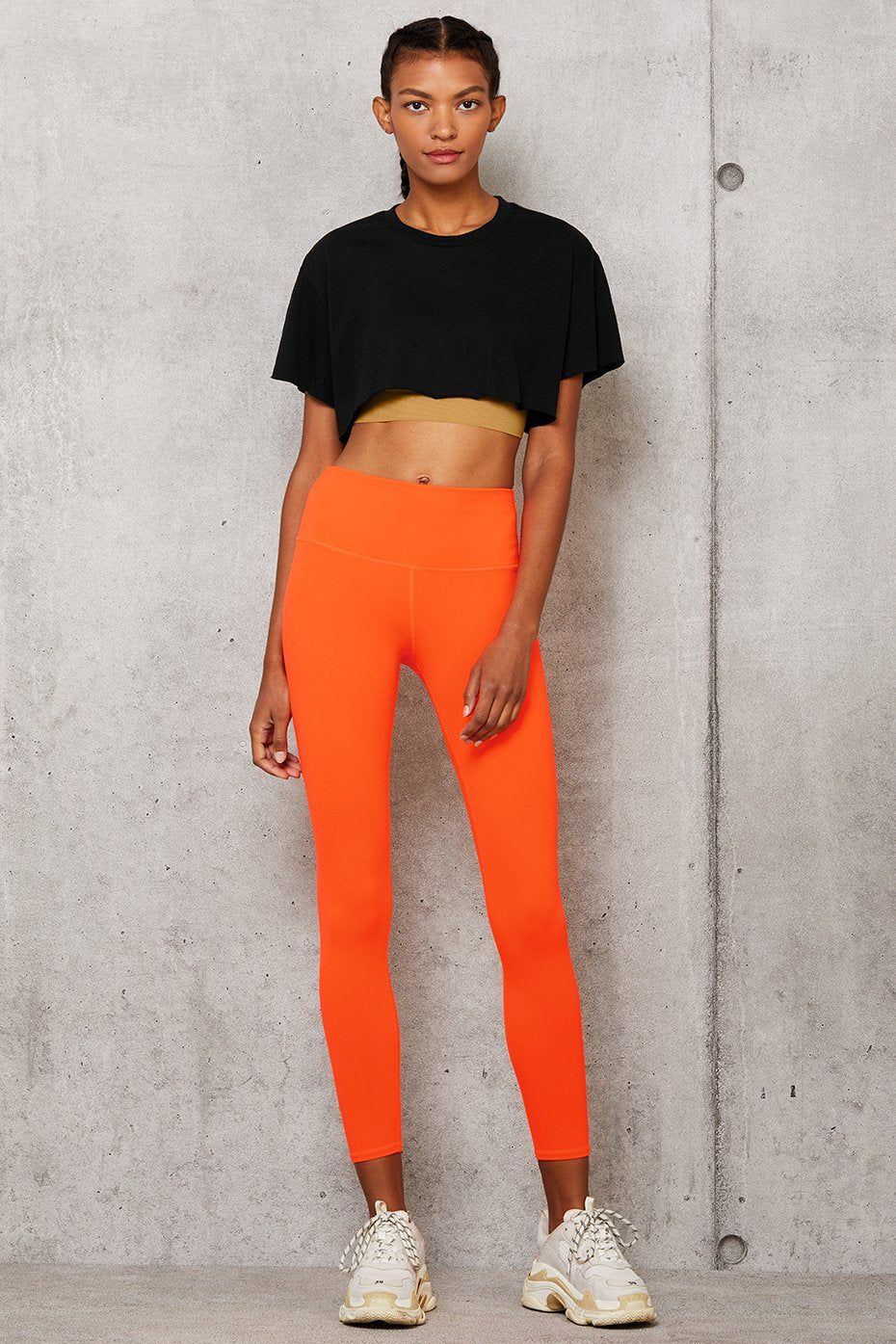 Limited-Edition Exclusive 7/8 High-Waist Neon Airbrush Legging - Neon Lily sold by Alo Yoga product image thumbnail 5