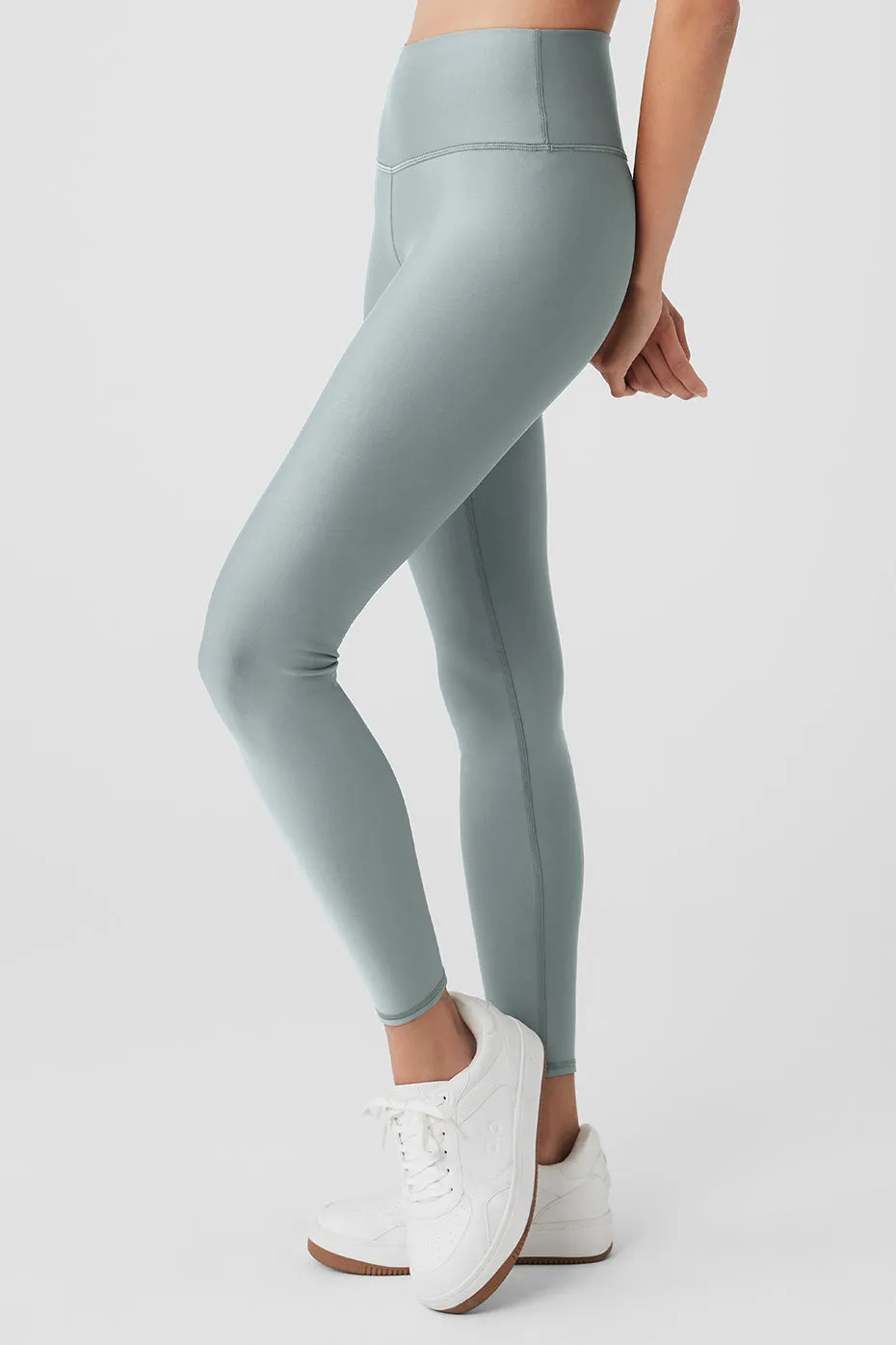 Airlift Winter Warm High-Waist Legging - Cosmic Grey sold by Alo Yoga product image thumbnail 3