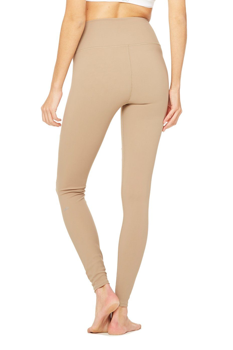 High-Waist Ripped Warrior Legging - Gravel sold by Alo Yoga product image thumbnail 2
