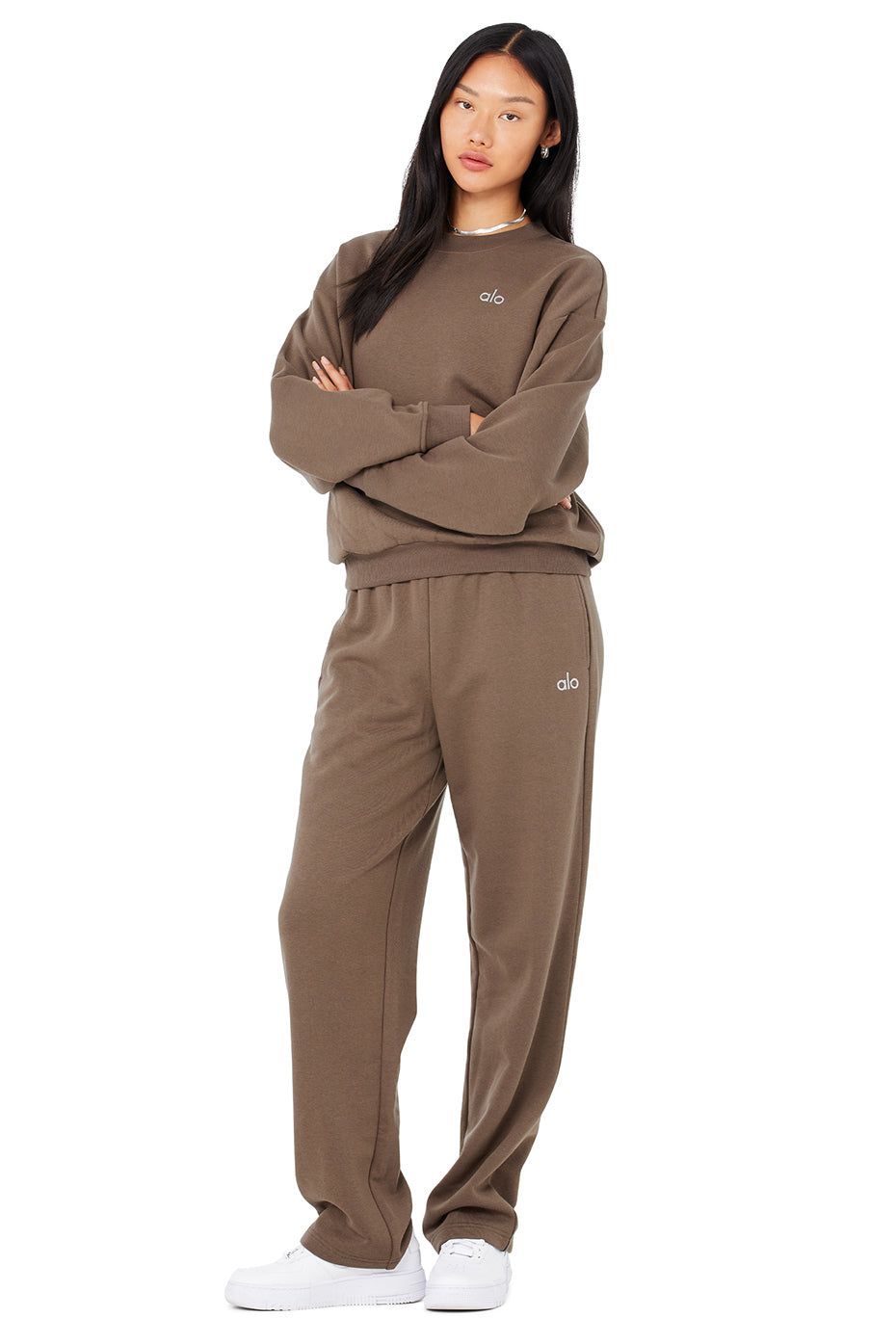 Accolade Crew Neck Pullover & Accolade Straight Leg Sweatpant Set sold by Alo Yoga product image thumbnail 21
