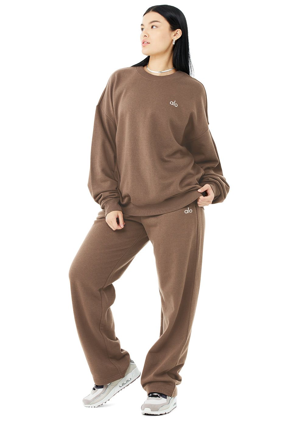 Accolade Crew Neck Pullover & Accolade Straight Leg Sweatpant Set sold by Alo Yoga product image thumbnail 24
