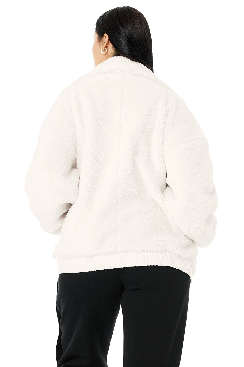 Sherpa Varsity Jacket - Ivory sold by Alo Yoga product image thumbnail 6