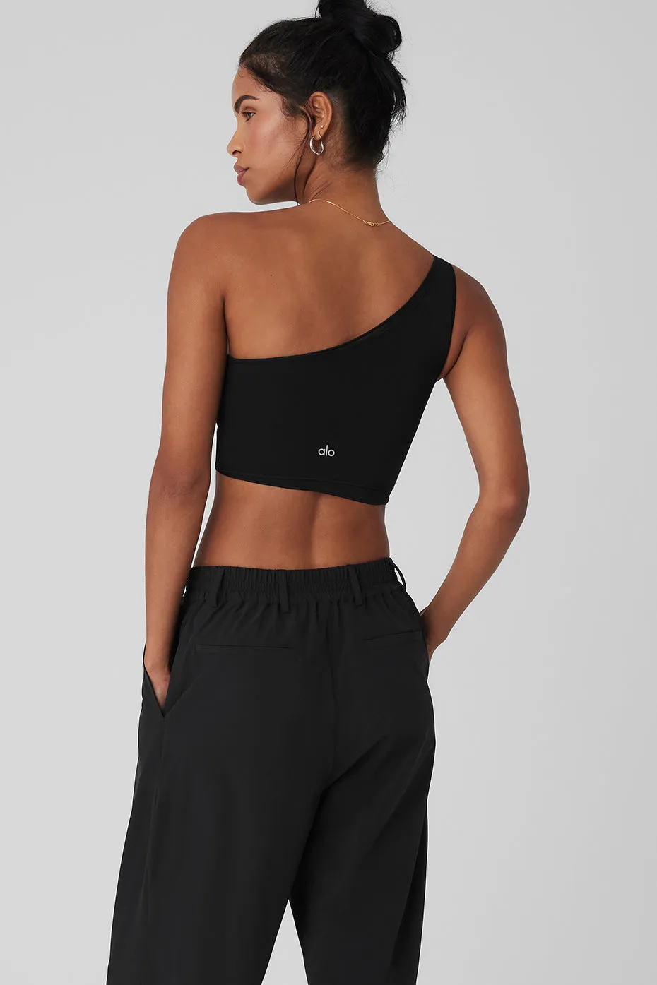 Mesh Sheer Illusion Tank - Black sold by Alo Yoga product image thumbnail 2