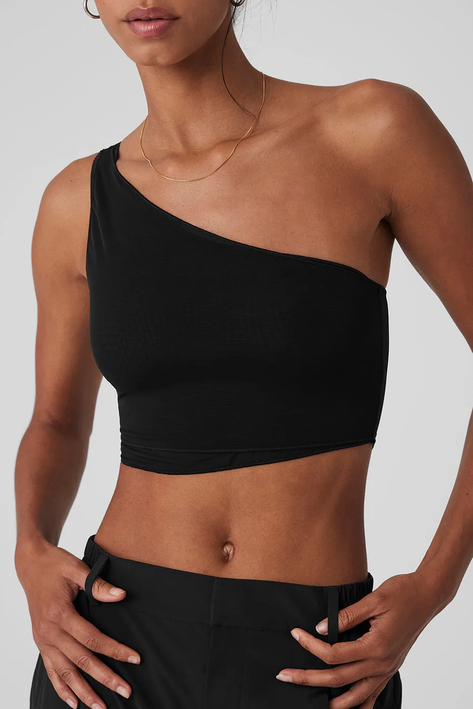 Mesh Sheer Illusion Tank - Black sold by Alo Yoga product image thumbnail 4