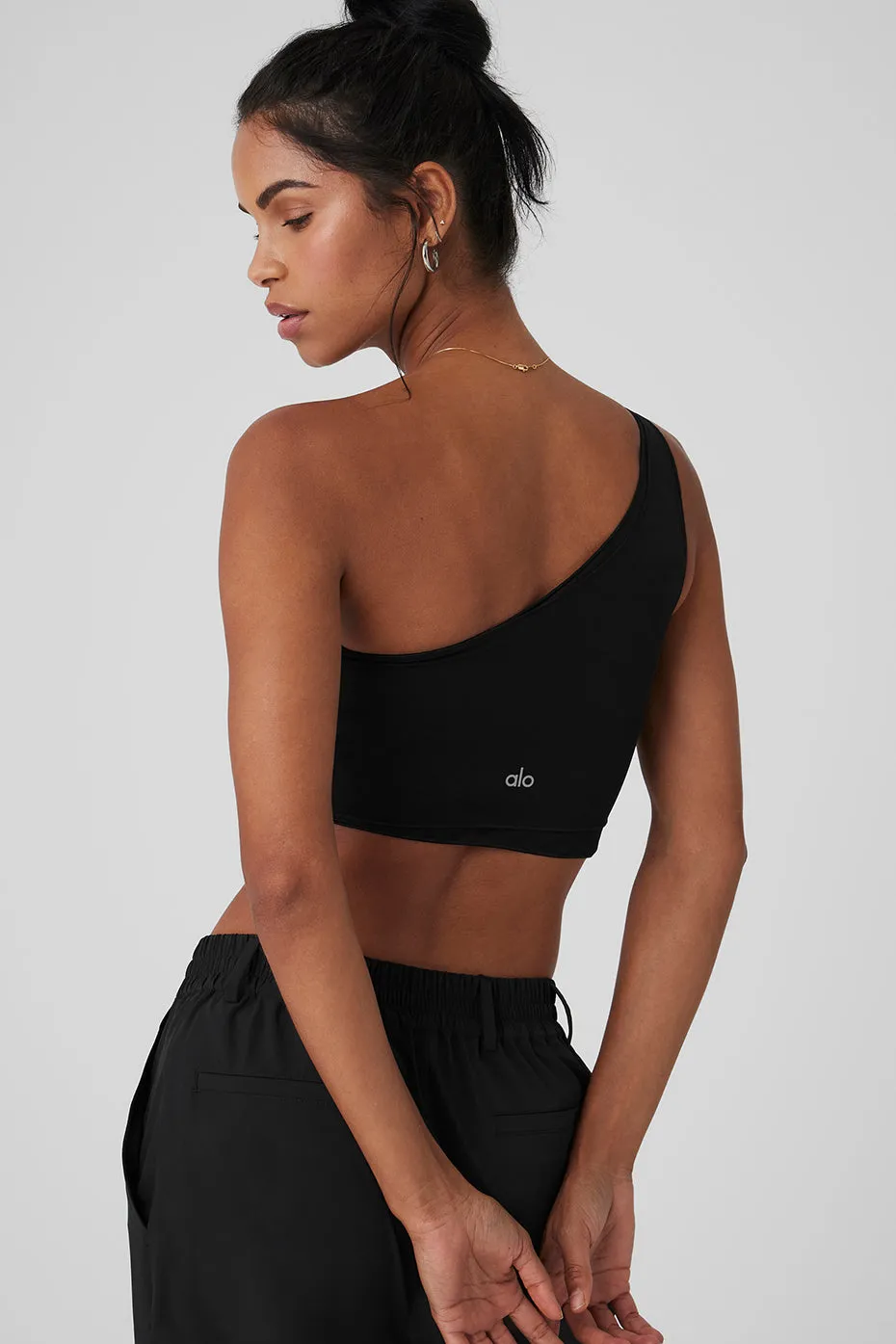 Mesh Sheer Illusion Tank - Black sold by Alo Yoga product image thumbnail 5