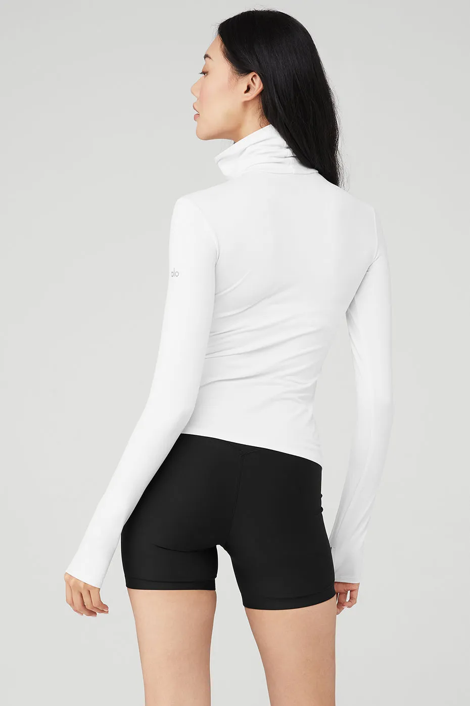 Alosoft Refine Turtleneck - White sold by Alo Yoga product image thumbnail 2