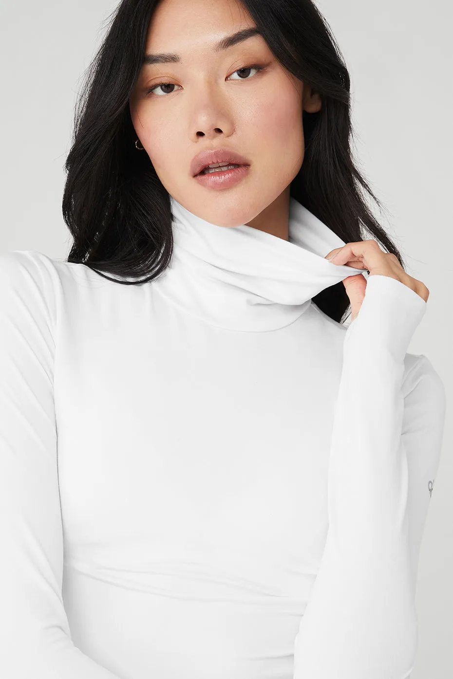 Alosoft Refine Turtleneck - White sold by Alo Yoga product image thumbnail 4
