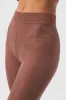 Striped Mesh Tropical Nights Flare Pant - Chestnut sold by Alo Yoga