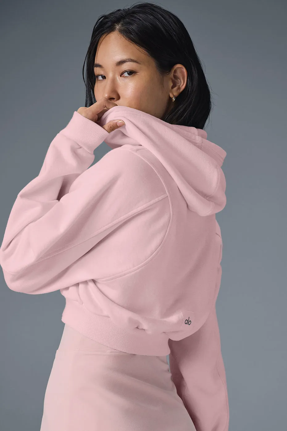 Sweet Escape Zip Up Hoodie - Ballet Pink sold by Alo Yoga product image thumbnail 2